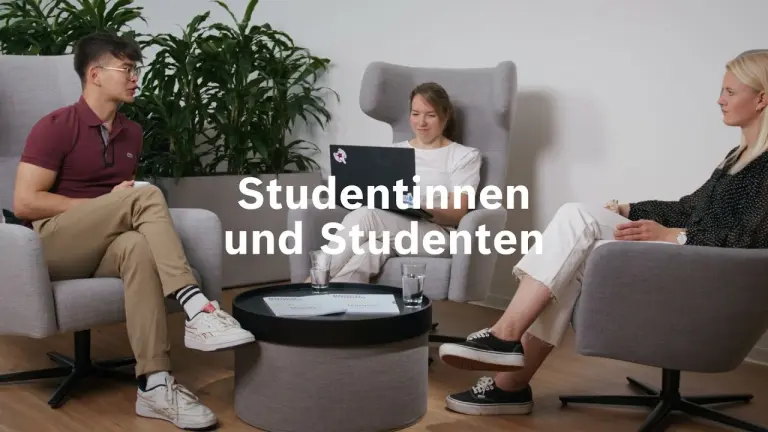 Einstieg bei Bosch | Studentinnen und Studenten