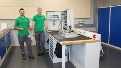 Lernumgebung in modernen Schulungsräumen