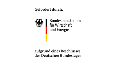 Förder-Logo des Bundesministeriums für Wirtschaft und Energie