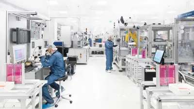 Reinraum im Bamberger Bosch Werk