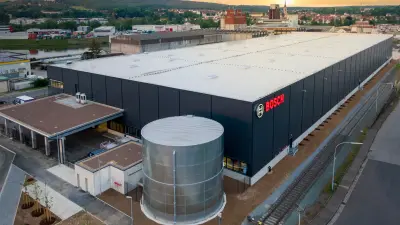 Luftaufnahme Logistikzentrums