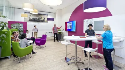 Moderne Büroarbeitsplätze