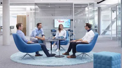 Smart Work Arbeitsfläche für kreatives modernes Arbeiten.