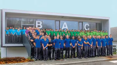Gruppenbild der Azubis von Bosch in Homburg