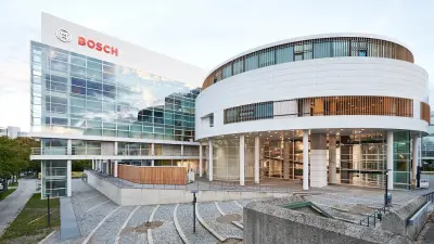 Bosch in München-Neuperlach - Frontansicht auf das Gebäude