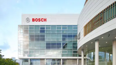 Ansicht auf ein Bosch Gebäude