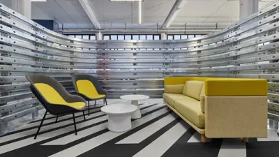 Modernes Arbeitsumfeld für kreativen Freiraum.