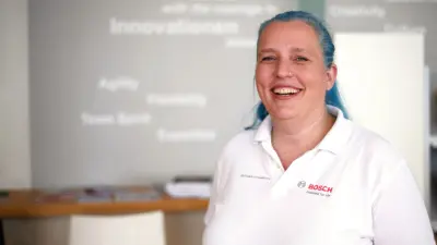 Bosch-Mitarbeiterin Caroline Buck