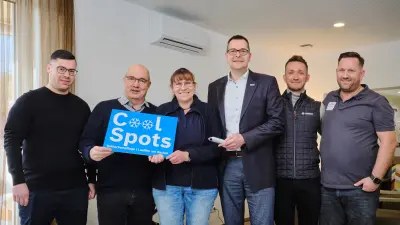 Gruppenfoto mit den Gewinnern der Initiative und Vertretern von Bosch und der Stadt Lauffen am Neckar