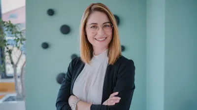 Angela in einer Nahaufnahme
