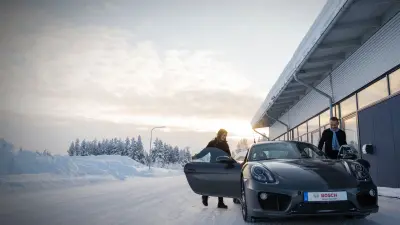 Natalie Huwer in Arjeplog